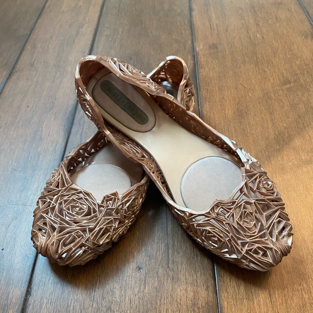 Melissa & Campana rose gold ballet flat Size: USA  7